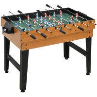 Soozier 43'' 4-in-1 Multi-Gaming Table, Tabletop Billiards Hockey Table Tennis Foosball Game, Easy Set up for Whole Family(m-2)
