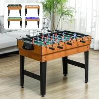 Soozier 43'' 4-in-1 Multi-Gaming Table, Tabletop Billiards Hockey Table Tennis Foosball Game, Easy Set up for Whole Family(m-8)