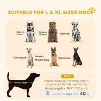 PawHut 49" Heavy Duty Steel Dog Crate Kennel Pet Cage with Wheels for Convenient Access Anti-Pinching Floor, Black(m-7)