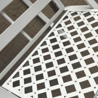 Outsunny 4-Piece Patio Furniture Set with Rocking Chairs & Loveseat, Coffee Table, Cushions for Backyard, Lawn and Pool, Blue(m-8)