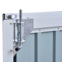 Outsunny 5ft x 3ft Outdoor Garbage Bin Storage Shed with Lockable Doors and Lid, Outside Storage Shed for Trash Can, Black(m-17)