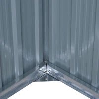 Outsunny 5ft x 3ft Outdoor Garbage Bin Storage Shed with Lockable Doors and Lid, Outside Storage Shed for Trash Can, Black(m-11)