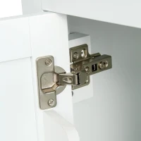 Kitchen Cart with 5 Wheels, 3 Drawers, Storage Cabinet, Central Island with Rubberwood Drop-Leaf Countertop, 53" L x 29.5" W x 37" H, White(m-12)