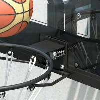 Soozier Wall Mounted Basketball Hoop, Basketball Goal Combo Kit with 43" Reinforced Shatter Resistant Backboard and All Weather Net for Indoor or Outdoor Use(m-10)