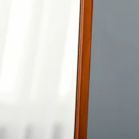 HOMCOM Full Length Mirror for Bedroom, Free Standing Dressing Mirror, Wall Mirror with Wood Frame, 15" x 61", Light Walnut(m-9)