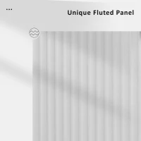 Fluted Kitchen Island with Drop Leaf, Internal Storage Rack, Rolling Kitchen Cart with Towel Rack, Adjustable Shelves, Smooth Curved Edge, White(m-10)