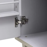 Kitchen Island Cart with Drop Leaf, Handwoven Ash Veneer Doors, Adjustable Shelves, and Lockable Wheels, 51" L x 29.5" W x 36" H, Champagne(m-13)