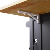 Kitchen Island with Internal Rack, Drop Leaf, Power Outlet, Rolling Cart with Adjustable Shelves and Drawers, 50" L x 29.5" W x 36.5" H, Black(m-12)