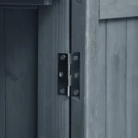 Outdoor Kitchen Island with Raised Shelf, Storage Cabinet, Stainless Steel Top, Rolling Grill Cart with Adjustable Shelves, Spice Rack, Grey+Blue(m-11)