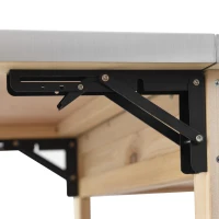 Outdoor Grill Cart with Stainless Steel Top, Storage Cabinet, Drop Leaf, Drawer, Towel Rack, Lockable Wheels, 40.5" L x 21" W x 36.3" H, Natural(m-11)