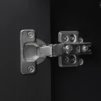 Kitchen Island with 3-Tier Pull-Out Cabinet Organizer, Wood Drop Leaf, Storage Racks, Rolling Cart on Wheels, 54" L x 29" W x 37" H, Black(m-12)