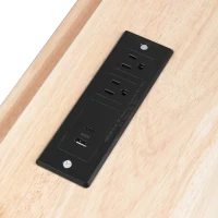 Kitchen Island with Drop Leaf and Power Outlet, Rolling Cart on Wheels, 4 Doors, Adjustable Shelves, Perfect for Kitchen and Dining Room, White(m-7)