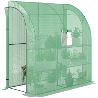 Outsunny 6' x 3' x 3' Portable Tunnel Greenhouse Outdoor