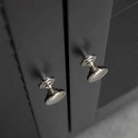 HOMCOM Tall Narrow Bathroom Storage Cabinet with Doors and Shelf Adjustability, Freestanding Linen Cabinet with 2 Cabinets and Countertop, Black(m-9)