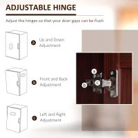 HOMCOM 63" 2-Door Kitchen Pantry, Freestanding Storage Cabinet with 5-tier Shelving and 2 Adjustable Shelves for Dining Room, Espresso(m-8)