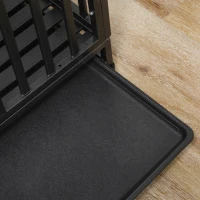 PawHut 44'' Strong Pet Dog Crate Mobility Cage w/ Playpen Metal & Removeable Tray(m-8)