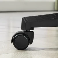 HOMCOM Massage Office Chair, Heated Reclining Computer Chair with 6 Vibration Points, Armrest and Remote, Blue(m-10)