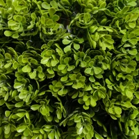HOMCOM 4FT Potted Fake Plant, Artificial Boxwood Topiary Tree, Triple Ball Tree for Indoor and Outdoor, Green(m-9)