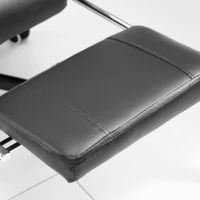 Vinsetto 7-Point Vibrating Massage Office Chair High Back Massaging Office Desk Chair with Lumbar Support, Footrest, Gray(m-9)