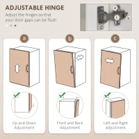 HOMCOM Kitchen Cabinet with Charging Station, 2 Tilt Out Cabinets, Microwave Stand, Freestanding Kitchen Pantry Cabinet, White(m-7)