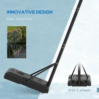 Soozier 6-7ft Basketball Hoop, Freestanding Basketball System with 18" Shatterproof Backboard and Weighted Base(m-6)