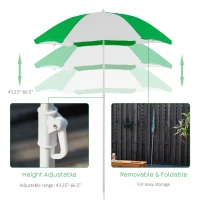 Outsunny Kids 3 in 1 Sand and Water Table, Wooden Outdoor Convertible Picnic Table with Umbrella and Storage Inside, Bench Backyard Furniture for Garden, Patio, or Balcony(m-5)