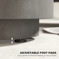 Outsunny 2.6 Gal Outdoor Side Table, 3-In-1 Concrete Cooler Bar Table with Storage, Removable Ice Bucket and Lid, Gray(m-6)