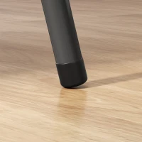 HOMCOM 4 Pack Folding Chairs with Padded Seats, Velvet Portable Party Chairs with Steel Frame, Dark Grey(m-10)