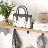 HOMCOM 2-in-1 Coat Rack Shoe Bench Set, 5-Hook Hall Tree with Bench and Shoe Storage for 9 Pairs of Shoes for Entryway, Hallway, White(m-8)