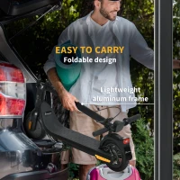 Soozier Folding Electric Scooter for Adults & Teens, E Scooter with Lights, Speed 25KM/H, 35KM Range, 330LBS Max Load(m-9)