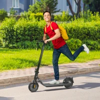 Soozier Folding Electric Scooter for Adults & Teens, E Scooter with Lights, Speed 25KM/H, 35KM Range, 330LBS Max Load(m-1)