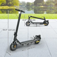 Soozier Folding Electric Scooter for Adults & Teens, E Scooter with Lights, Speed 25KM/H, 35KM Range, 330LBS Max Load(m-3)