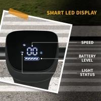 Soozier Folding Electric Scooter for Adults & Teens, E Scooter with Lights, Speed 25KM/H, 35KM Range, 330LBS Max Load(m-7)