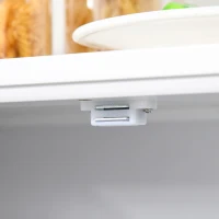 HOMCOM Storage Cabinet with Fretwork Doors and Shelf, Modern Freestanding Sideboard, Buffet, White(m-11)