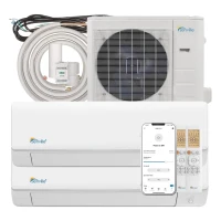 Senville 36000 BTU Air Conditioner with Dual Zone Mini Split System, Arctic Heat Pump, 3 Ton, AHRI Certified, UL Listed, Works with Alexa, White(m-2)