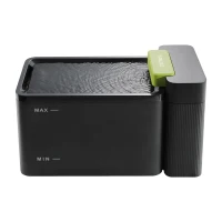 3.3L Automatic Cat Water Fountain with Ultrafiltration Tech, Ultra-Quiet Operation, BPA-Free Dual Modes, Indicator Lights, 12.5" L x 8" W x 7" H, Gray(m-2)