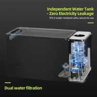 2-Pack Automatic Ultrafiltration Filter for Animal Water Dispenser, Exclusive for FURBULOUS Cube, 1.5" L x 1.5" W x 4.5" H, White(m-5)