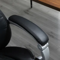 Vinsetto Big and Tall Executive Office Chair with Wide Seat, Computer Desk Chair with High Back Diamond Stitching, Adjustable Height & Swivel Wheels, Black(m-12)