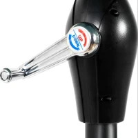 10ft 3-Tier Auto-Tilt Patio Umbrella with Aluminum Frame, Outdoor Market Table Umbrella with Crank System, 116" L x 116" W x 98.5" H, Khaki(m-7)