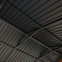 Fir Wood Carport Pavilion Gazebo with Steel Roof, All Weather Protection, Heavy-Duty Wooden Frame, 139" L x 117" W x 104" H, Light Brown(m-6)