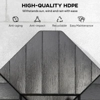 Outsunny Offset Umbrella Base Outdoor Umbrella Weights, 132 lb. Capacity Water or 176 lb. Capacity Sand, Black(m-7)