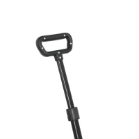 Lightweight Portable Heavy Duty Folding Beach Wagon with Wheels, Outdoor Utility Cart for Sports, Garden, 26" L x 16" W x 17.5" H, Black(m-4)