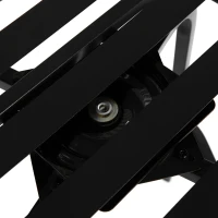 Set of 2 Outdoor Bar Stools with Armrests and Backrest, 2-Piece All Weather Rattan Bar Chairs with Footrest, 23" L x 17.5" W x 44" H, Blue(m-7)