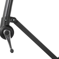 10ft Offset Hanging Market Patio Umbrella with Easy Tilt Adjustment, Polyester Shade, 8 Steel Ribs, 116" L x 116" W x 98.5" H, Dark Green(m-8)