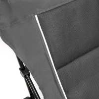 High Back Heavy Duty Lawn Chair with Cup Holder, Portable Collapsible Chair, Supports 250 lbs, perfect for outdoor adventures , 22.5" L x 25.5" W x 41" H, Gray(m-7)