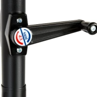 9ft Outdoor Patio Umbrella with Push Button Tilt and Crank, 6 Steel Ribs, Market Umbrella for Pool, Garden, 104" L x 104" W x 98.5" H, Khaki(m-6)