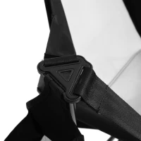 Hammock Camping Chair with Cup Holder and Carry Bag, Folding Portable Rocking Chair with Adjustable Back, 38" L x 35" W x 45" H, Black(m-8)