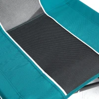 Outdoor Freestyle Rocker Camping Chair with Armrests and Backrest, Drink Holder, Portable Folding Rocking Chair, 24.5" L x 26" W x 37" H, Blue(m-5)