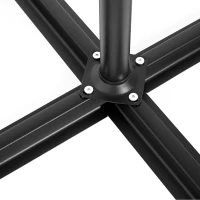 10ft Offset Hanging Market Patio Umbrella with Easy Tilt Adjustment, Polyester Shade, 8 Steel Ribs, 116" L x 116" W x 98.5" H, Dark Green(m-9)