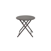 3-Piece Patio Set with 2 Chairs and 1 Table, Outdoor Dining Set with Breathable Textilene Fabric Chairs, Folding Steel Table, Brown(m-7)